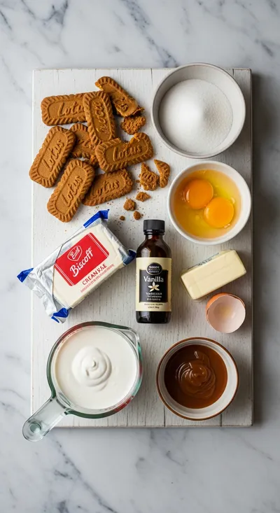 Biscoff Cheescake Delights - cooking process